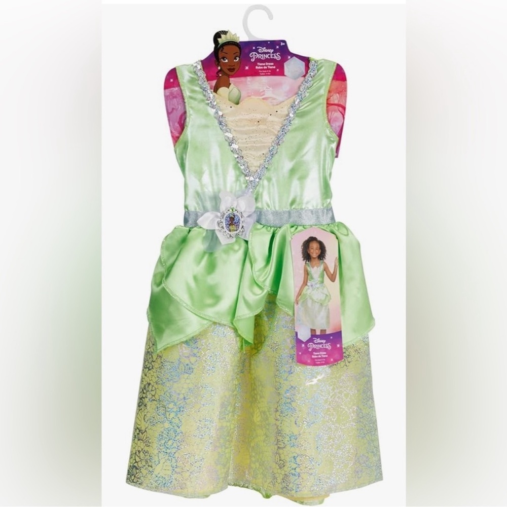 Disney Princess Tiana Collection - Green and Sparkly Set - Like New - Picture 5 of 9